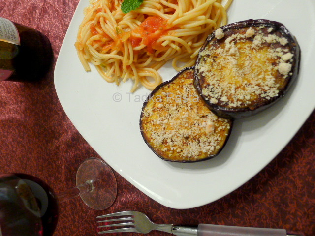 Cheeseless eggplant fritto